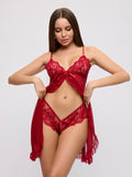 Sixtine — Nuisette dentelle fendue