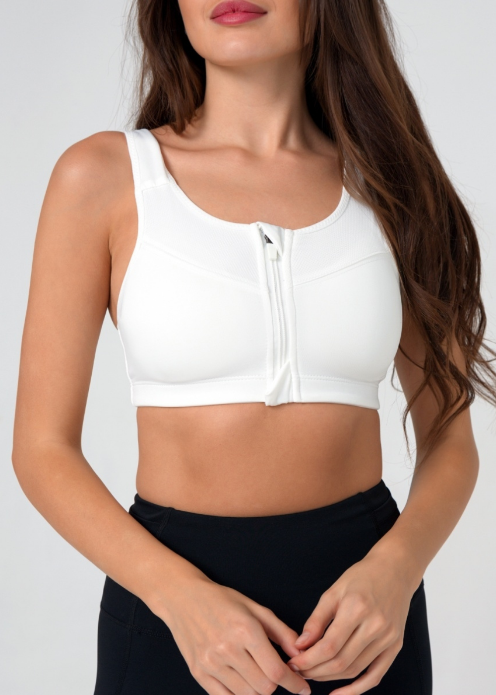 Athéna — Brassière sport zippée