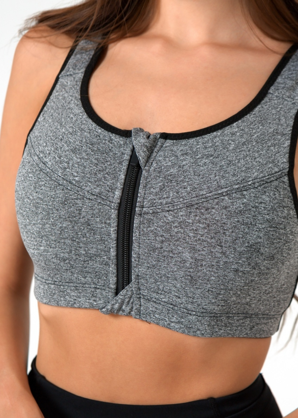 Athéna — Brassière sport zippée