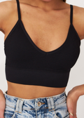 Isilde — Brassière côtelée minimaliste