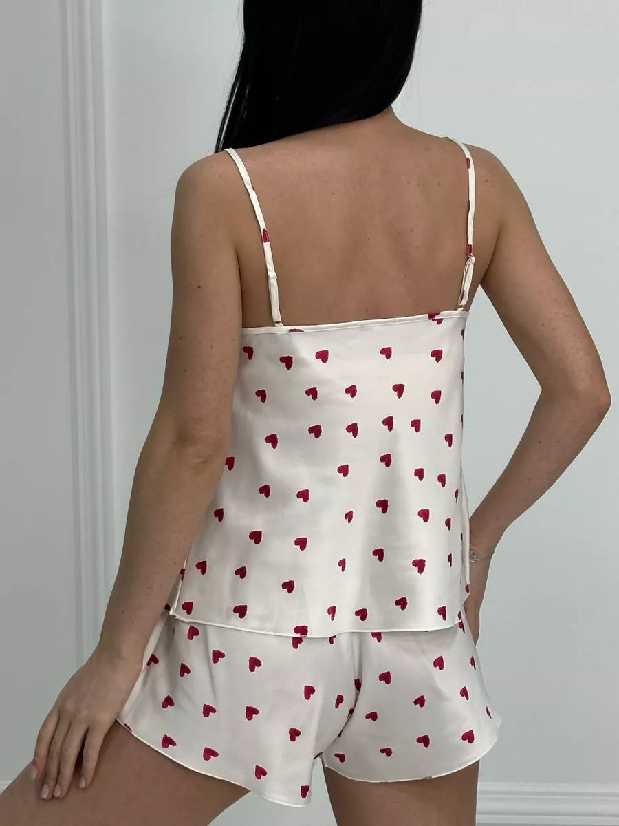 Roxelane — Pyjama satin imprimé