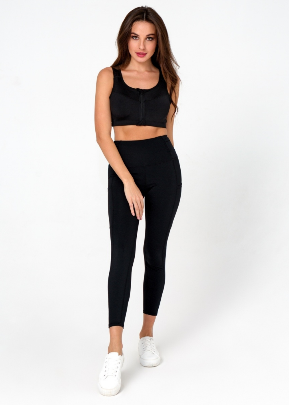 Athéna — Brassière sport zippée