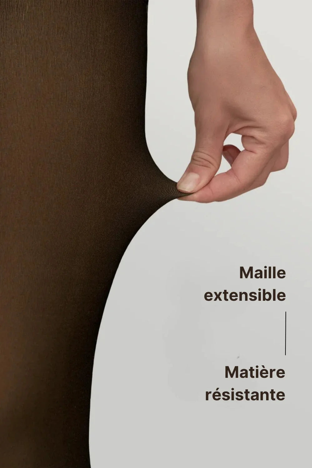 Victoire — Collant polaire effet voile