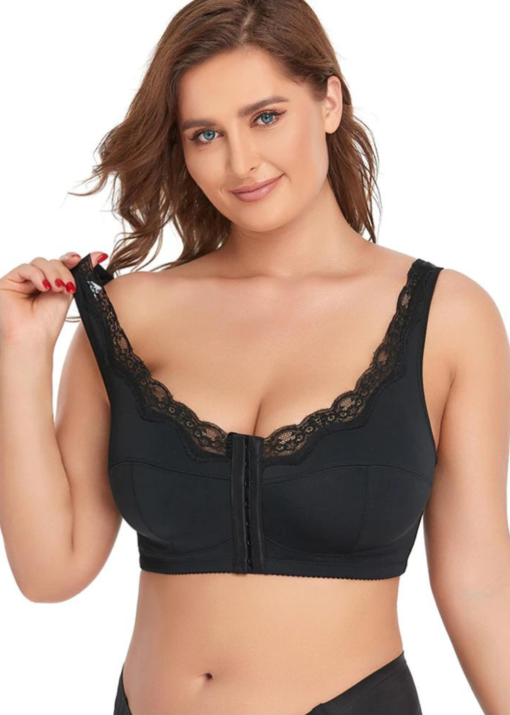 Faustine — Soutien-gorge dentelle & agrafage frontal