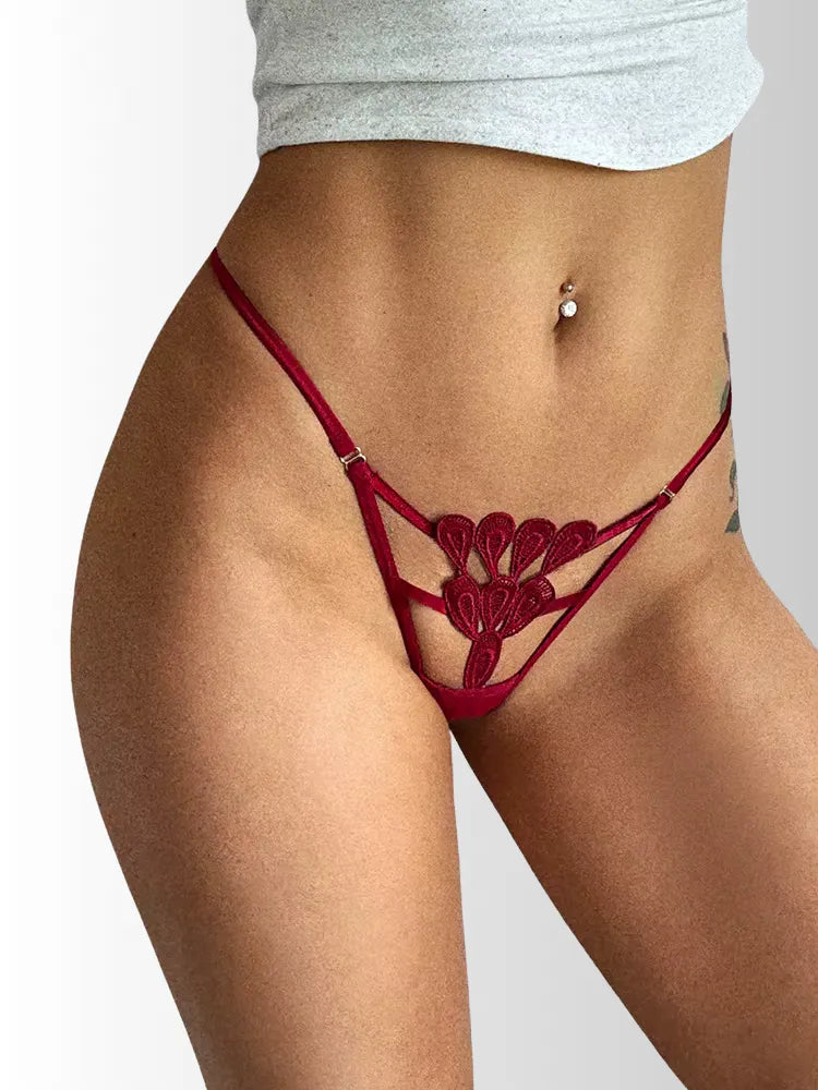 Romy — String dentelle graphique