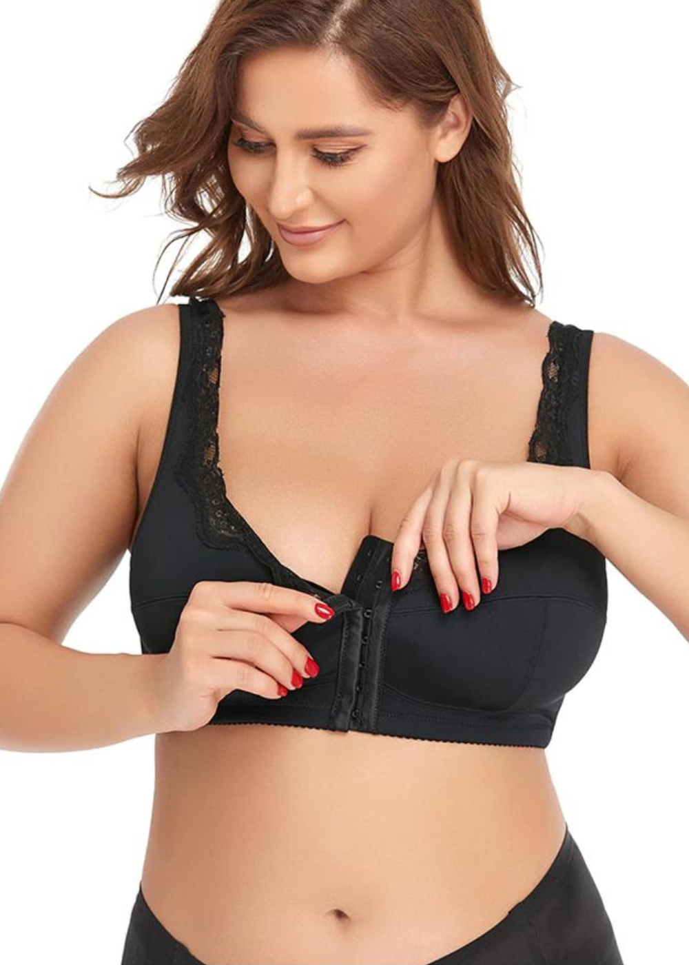 Faustine — Soutien-gorge dentelle & agrafage frontal