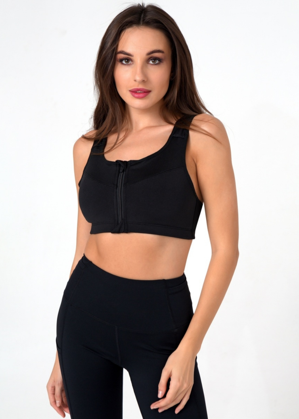 Athéna — Brassière sport zippée