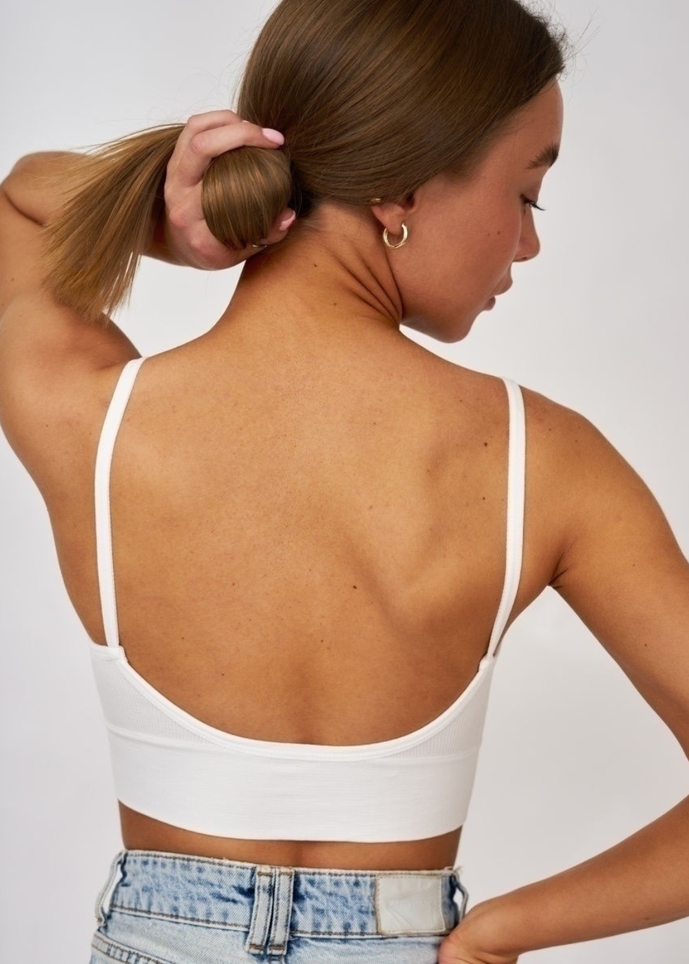 Isilde — Brassière côtelée minimaliste