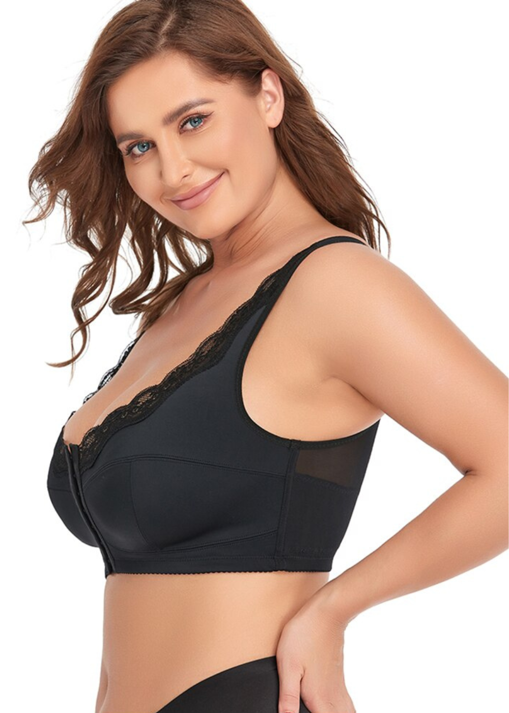 Faustine — Soutien-gorge dentelle & agrafage frontal
