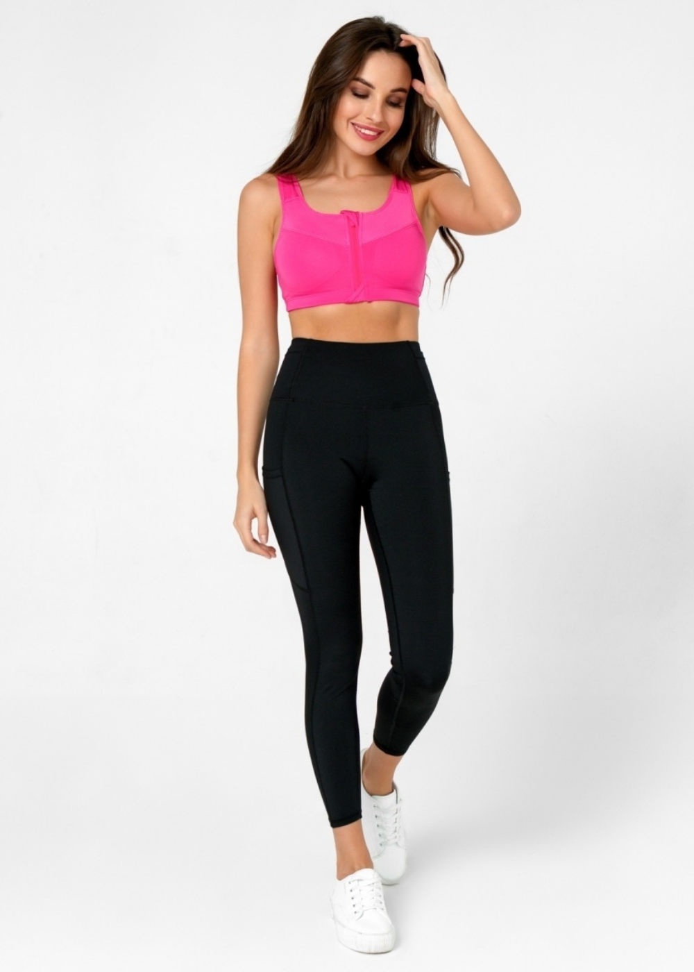 Athéna — Brassière sport zippée