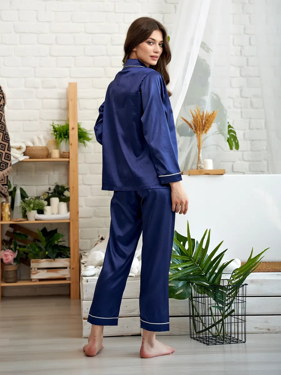 Ottavia — Pyjama satin & passepoil