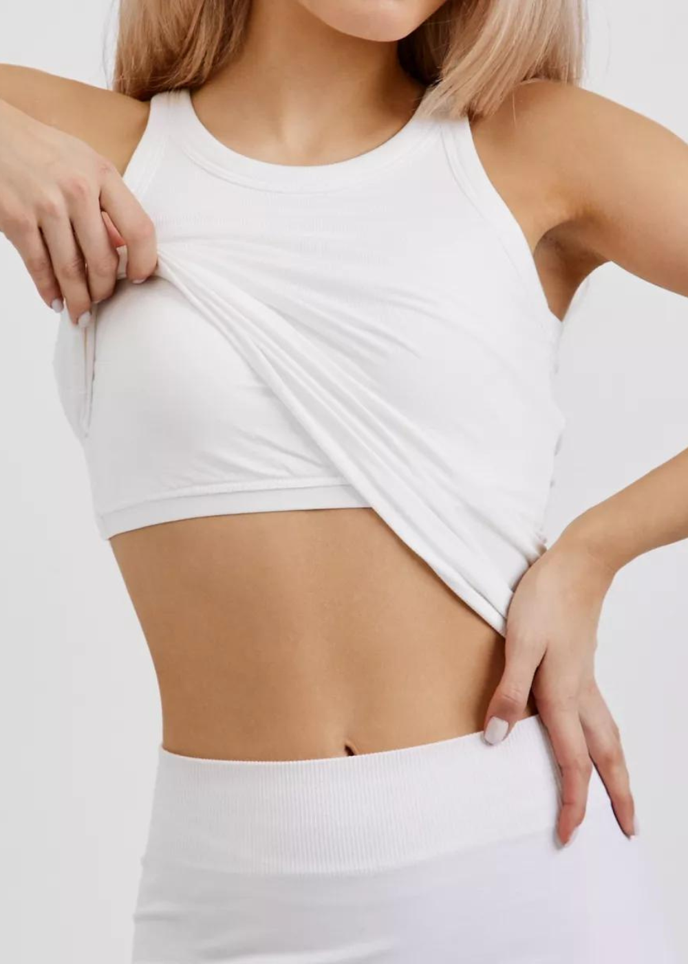 Livie — Débardeur côtelé maintien