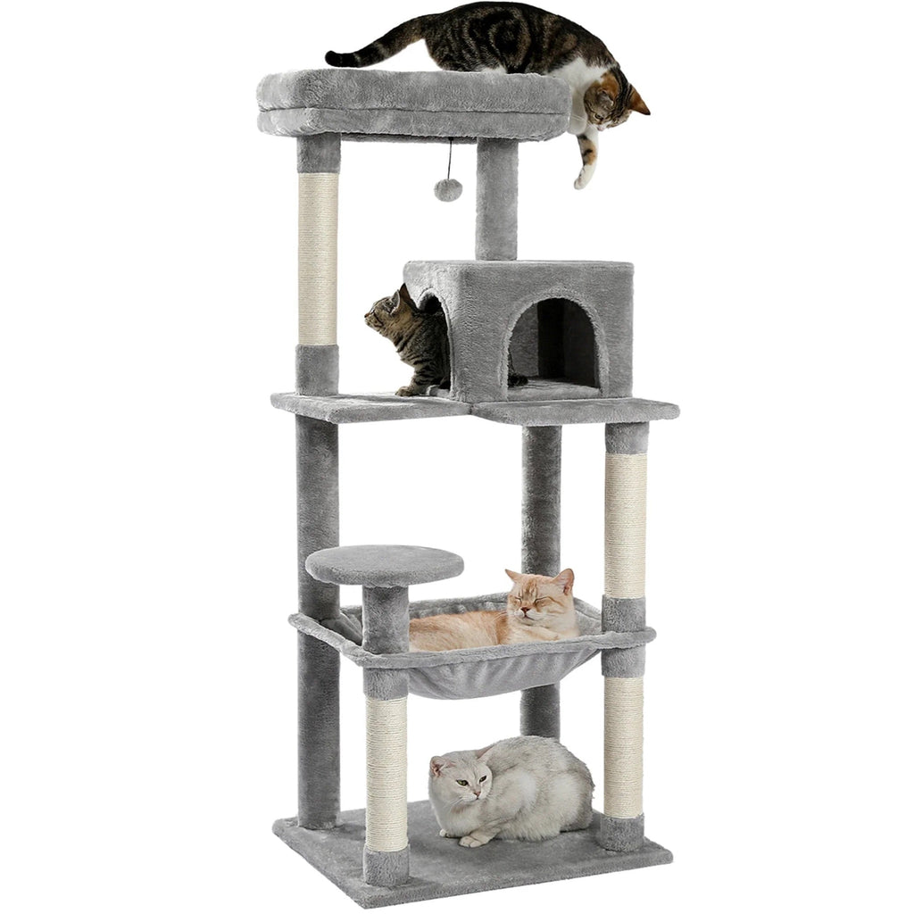 Arbre à chat Noma — 5 niveaux & repos en hauteur 143 cm