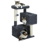 Arbre à chat Mino — Double niche compacte 80 cm