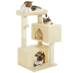 Arbre à chat Mino — Double niche compacte 80 cm