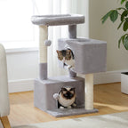 Arbre à chat Mino — Double niche compacte 80 cm
