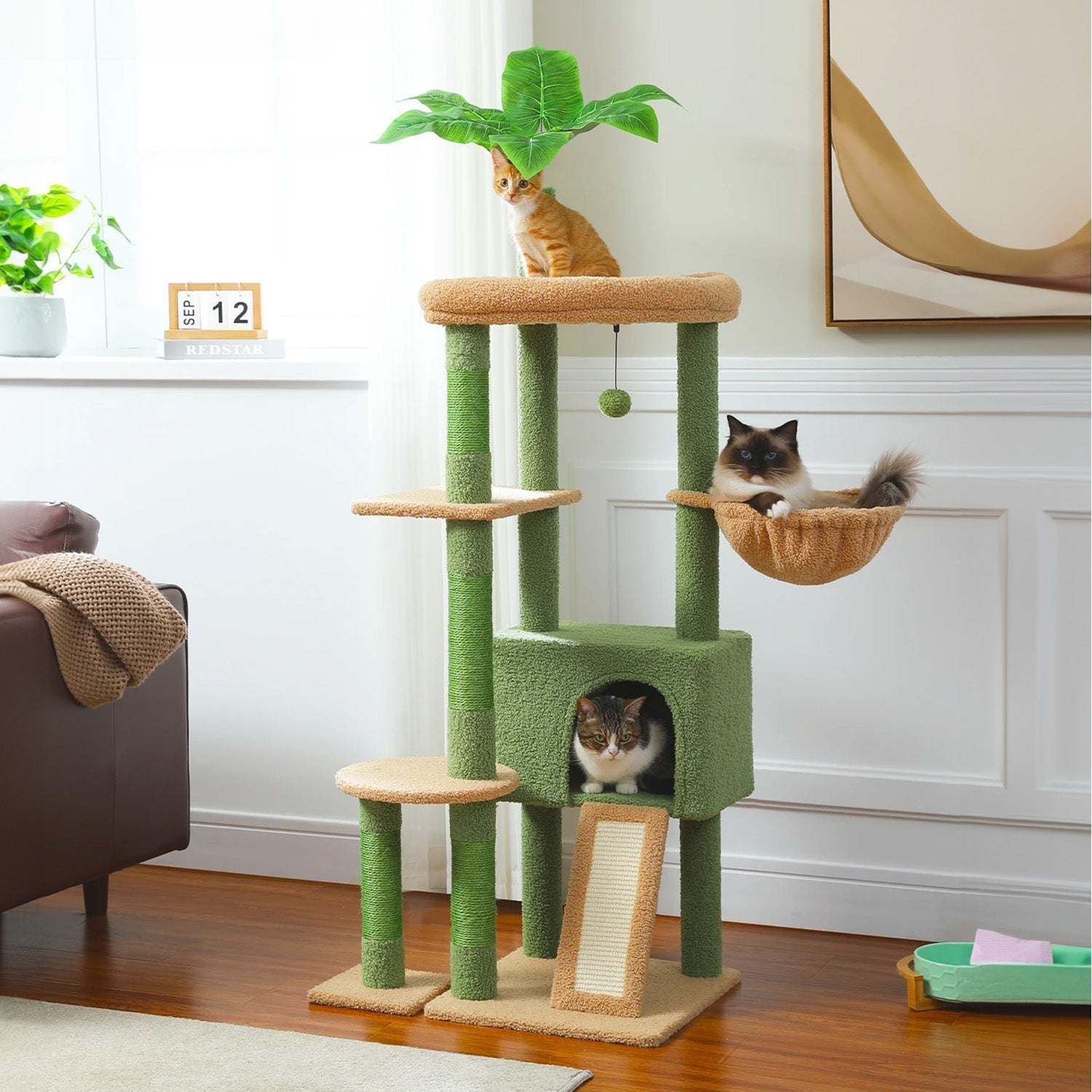 Arbre à chat Calma — Parcours vertical 135 cm