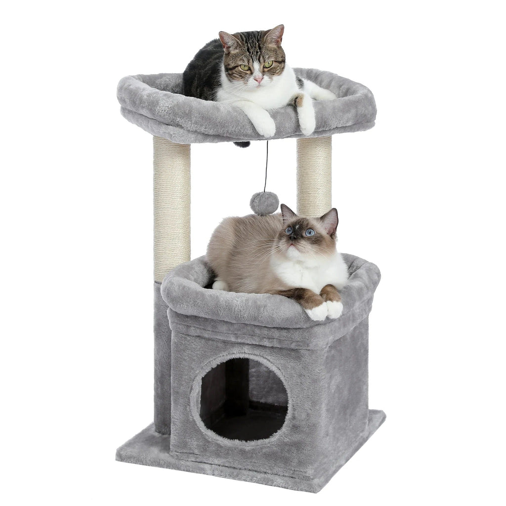 Arbre à chat Luno — Niche basse & repos compact