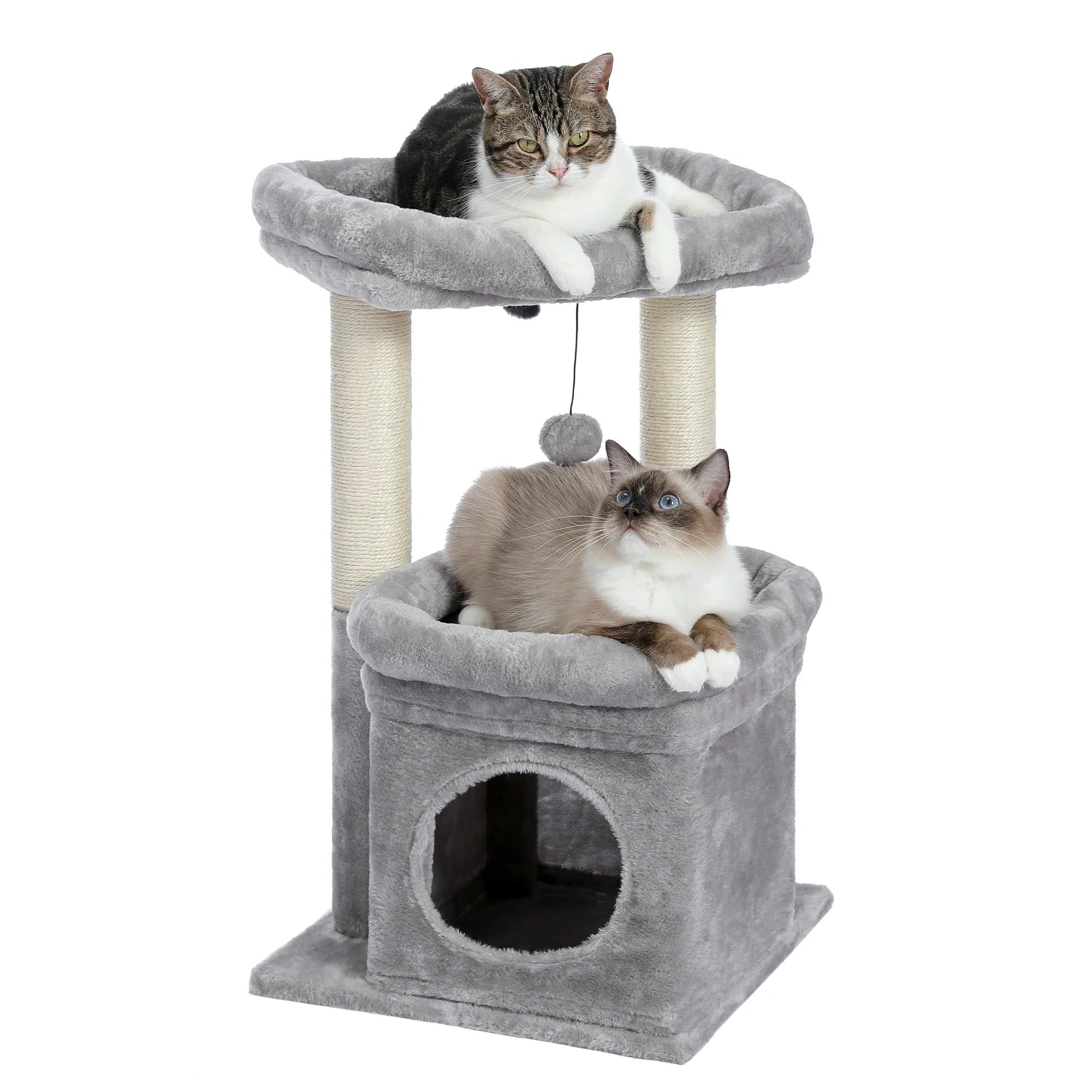 Arbre à chat Luno — Niche basse & repos compact