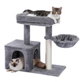 Arbre à chat Nivra — Niche & hamac compact 71 cm