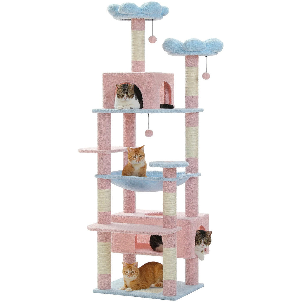 Arbre à chat Elvar — Grandes niches & plateformes 184 cm