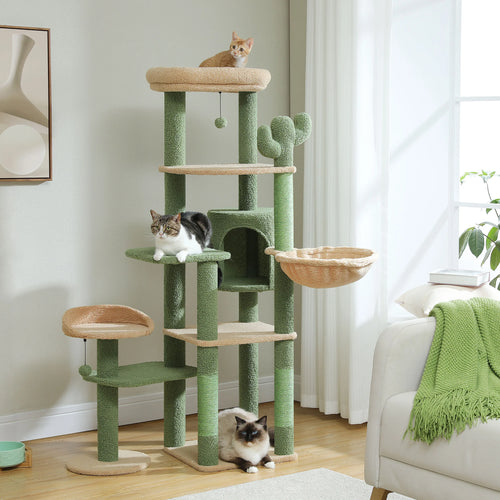 Arbre à chat Cavo — Silhouette cactus 150 cm