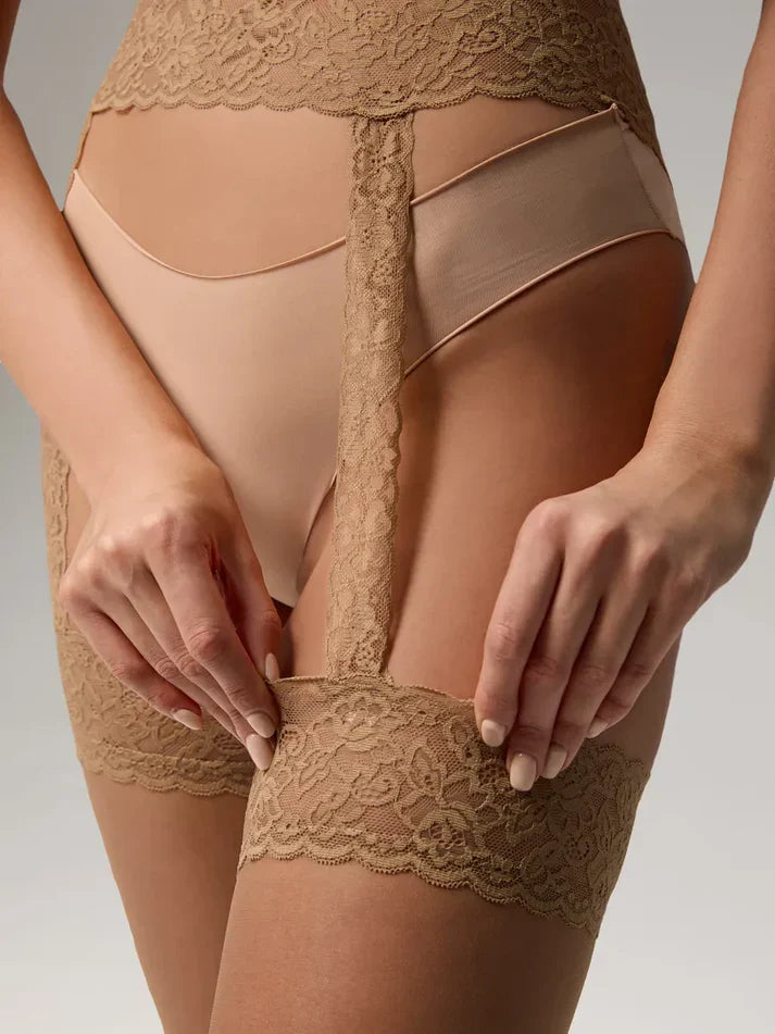 Esmée — Bas dentelle étreinte