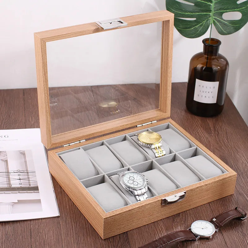 Boîte à Montres en Bambou Écologique avec Design Chinois | Rangement Élégant pour Montres