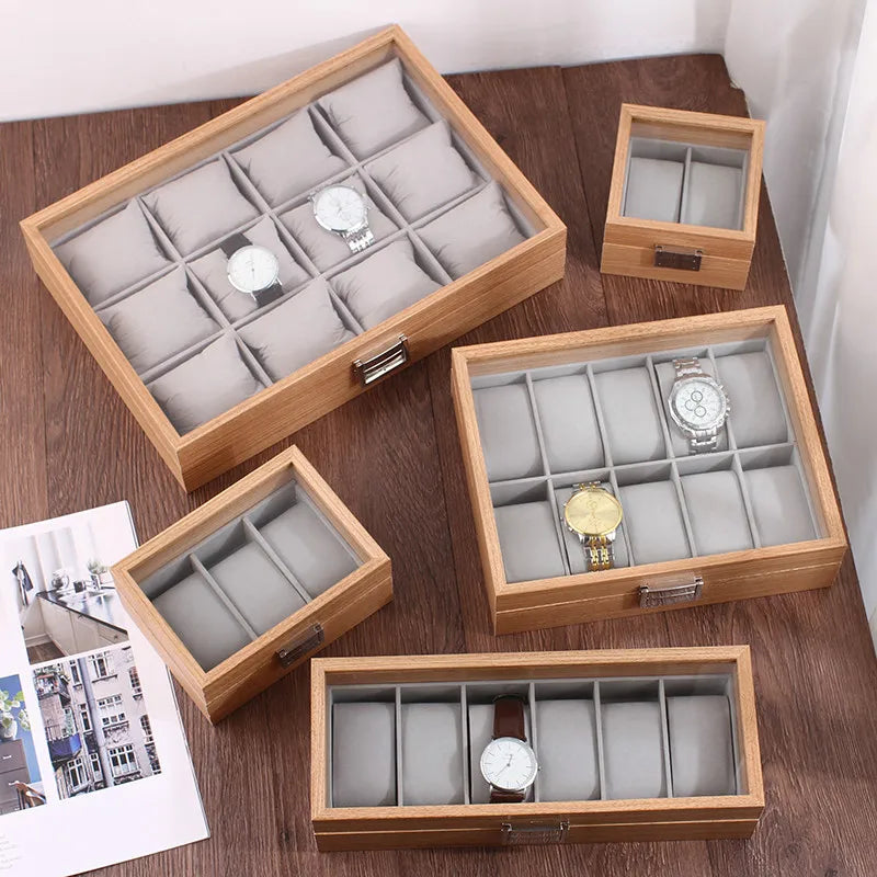 Boîte à Montres en Bambou Écologique avec Design Chinois | Rangement Élégant pour Montres