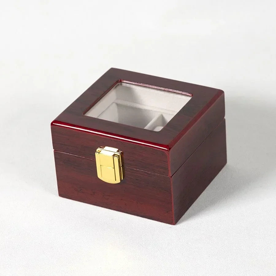 Boîte de Rangement en Bois pour Montres avec Compartiments Amovibles | Organisateur Élégant pour Montres et Bijoux