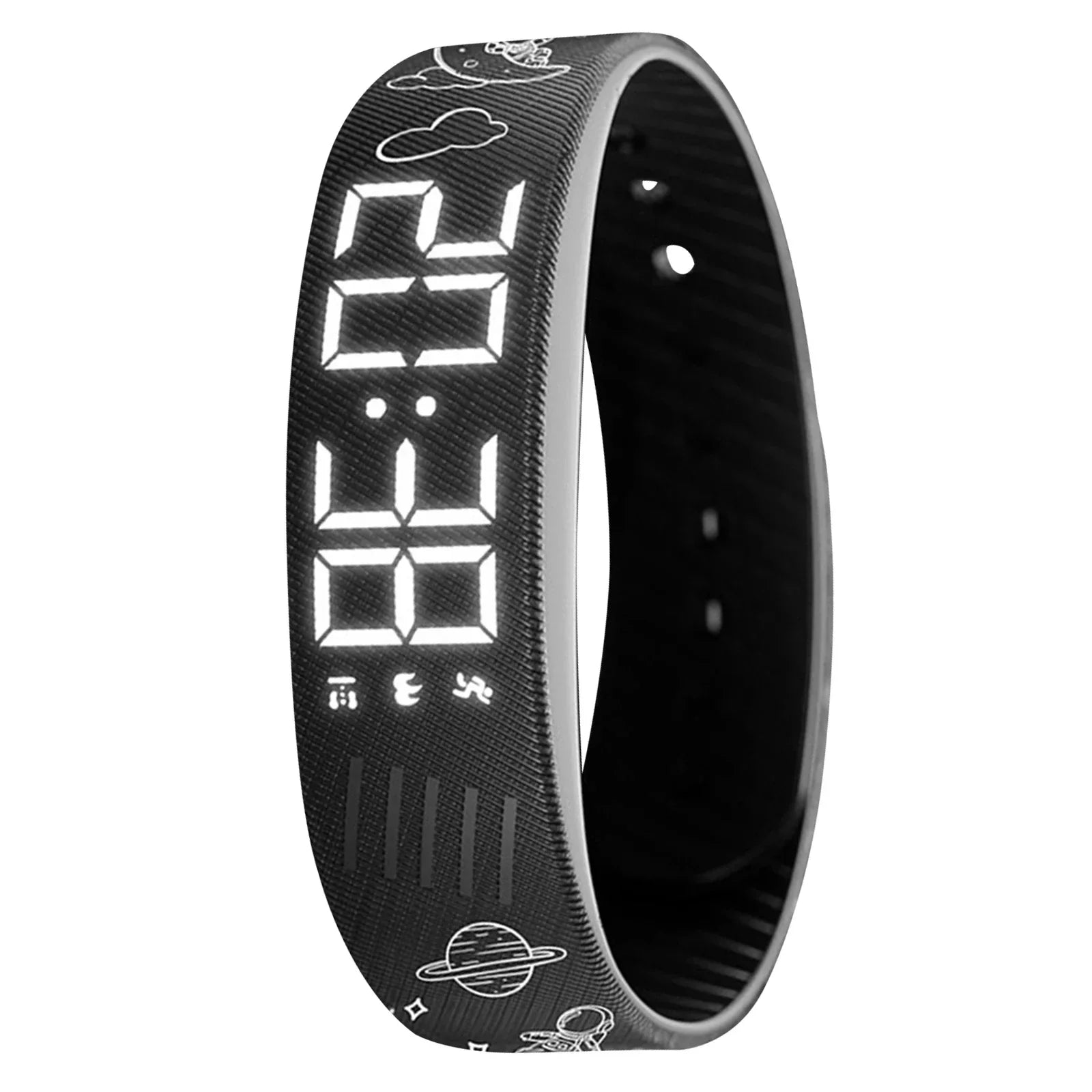 Bracelet Vibrant | Montre d'Alarme Silencieuse avec Réveil Doux | Design Étanche pour Un Réveil Paisible