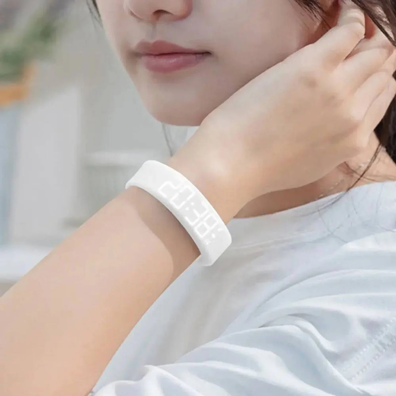 Bracelet Vibrant | Montre d'Alarme Silencieuse avec Réveil Doux | Design Étanche pour Un Réveil Paisible