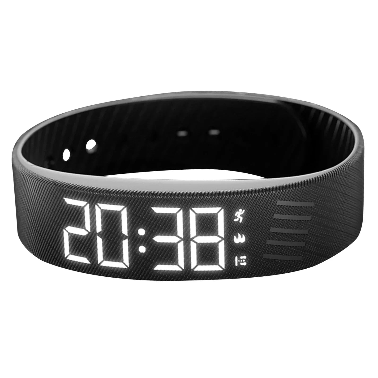 Bracelet Vibrant | Montre d'Alarme Silencieuse avec Réveil Doux | Design Étanche pour Un Réveil Paisible