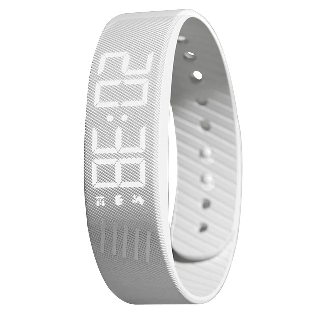 Bracelet Vibrant | Montre d'Alarme Silencieuse avec Réveil Doux | Design Étanche pour Un Réveil Paisible