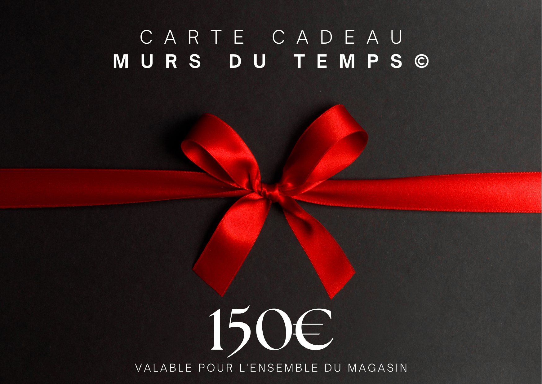 Carte cadeau｜Murs du temps©