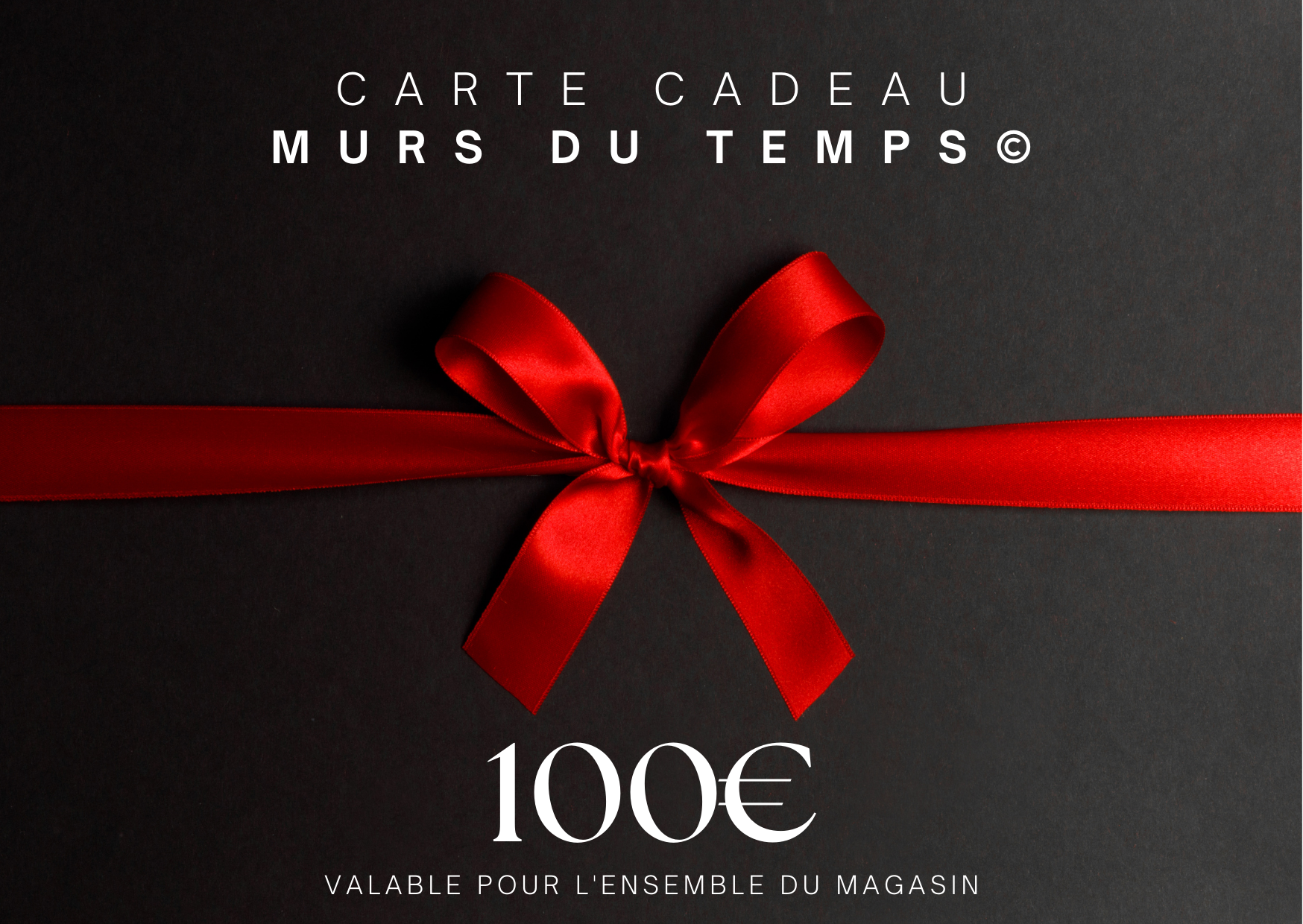 Carte cadeau｜Murs du temps©