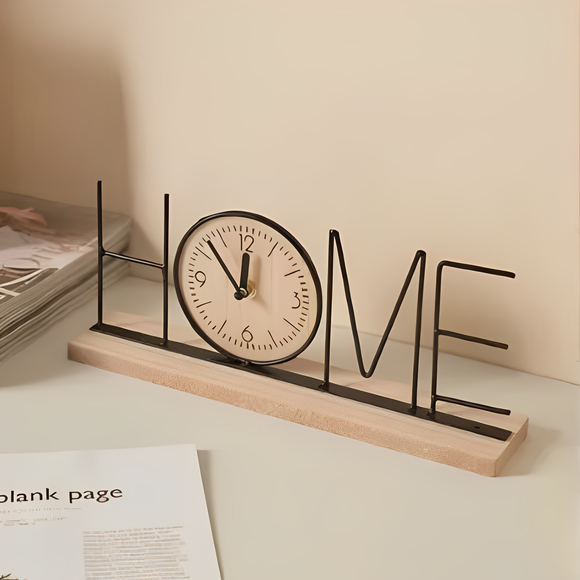 CASA - Horloge de table industrielle HOME