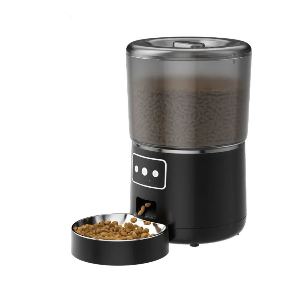 Distributeur de croquettes Norea — Connecté & réserve 4 L