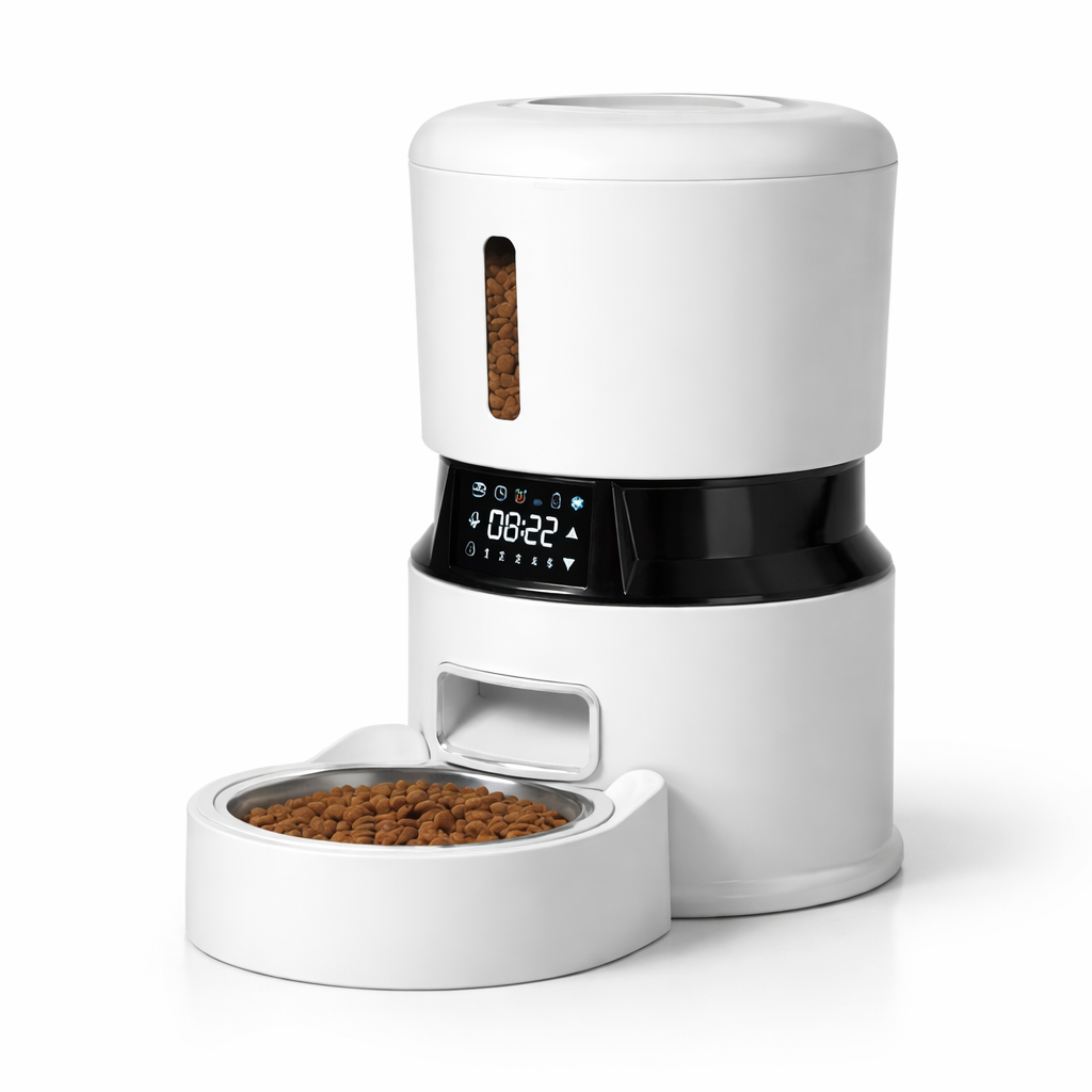 Distributeur de croquettes Elven — Écran tactile & repas programmés