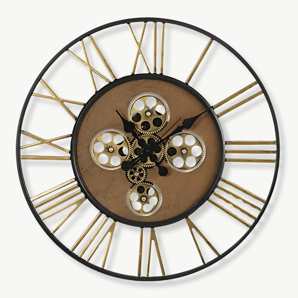TITAN - Grande horloge murale steampunk