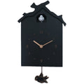 Horloge Coucou Moderne Noire/Bleu