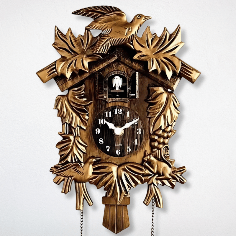 TRADITION - Horloge coucou ancienne 35 cm