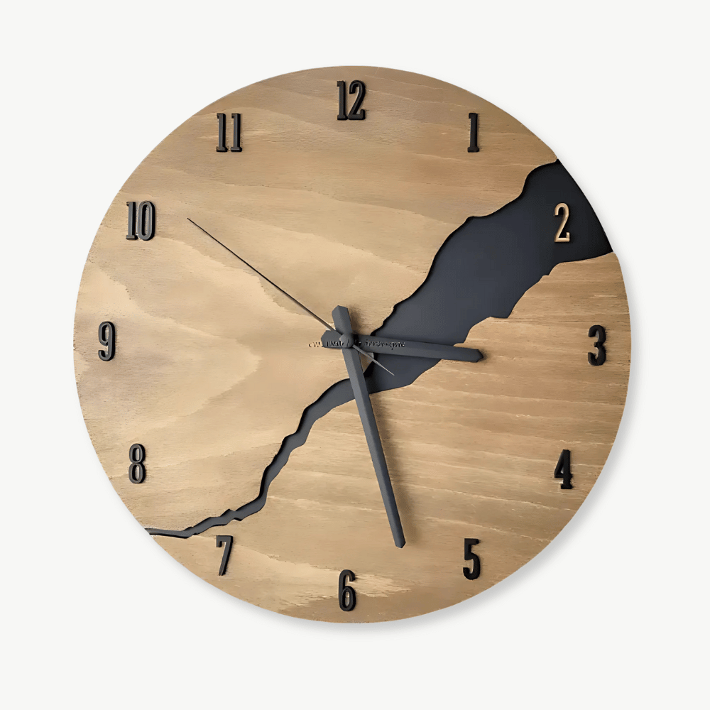 BOSCO - Horloge murale bois design
