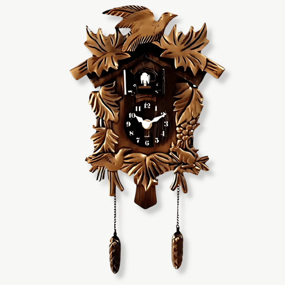 TRADITION - Horloge coucou ancienne 35 cm