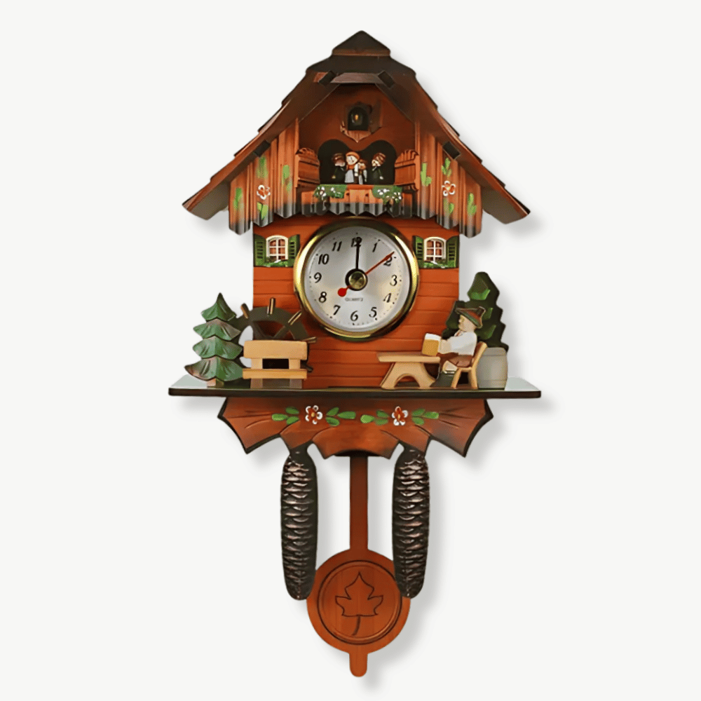 MONTANA - Horloge coucou chalet quartz