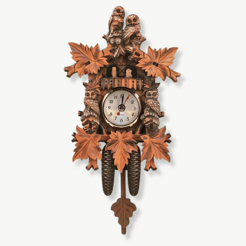 NOCTUA - Horloge coucou hibou vintage