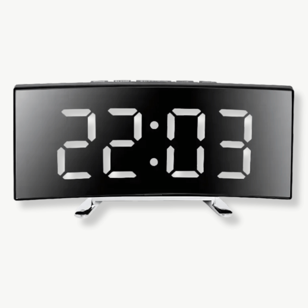 CURVA - Horloge digitale LED courbee