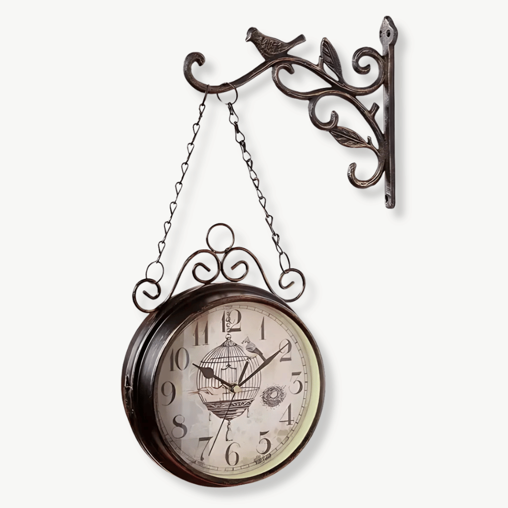 ARCADE - Horloge double face ancienne