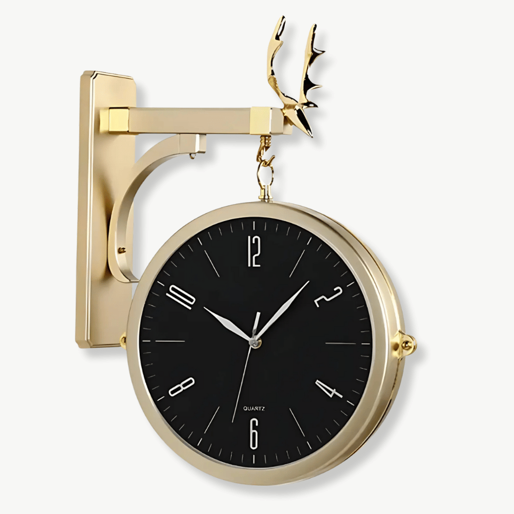 METRO - Horloge double face moderne