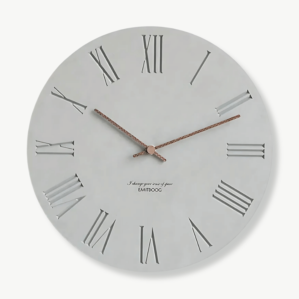 CEMENTA - Horloge murale effet béton